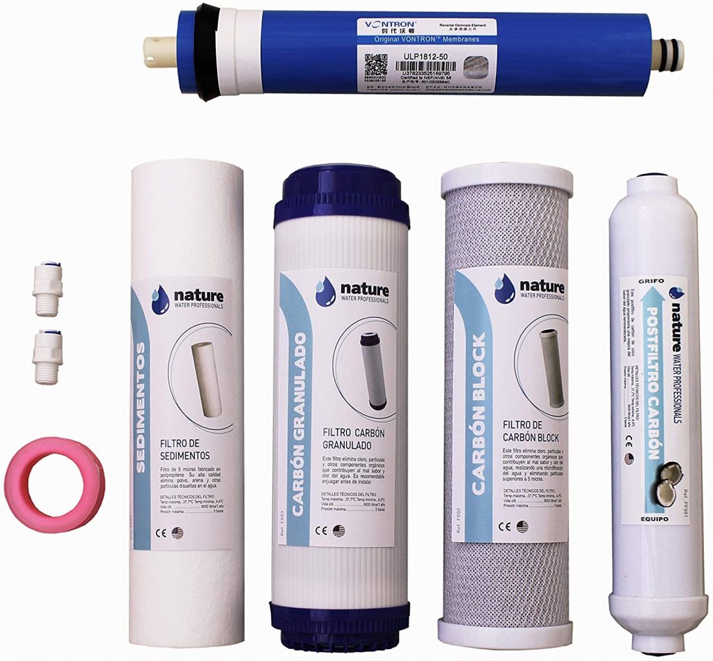 Nature Waterprofessionals Pack Filtros Osmosis inversa